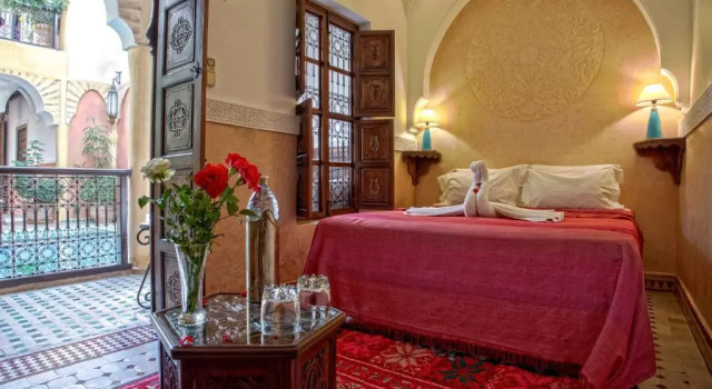 Junior suite con vista sulla piscina Riad Itrane