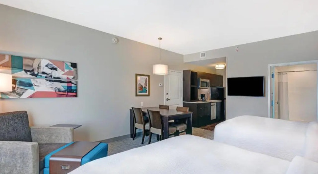 Четырёхместная студия TownePlace Suites by Marriott Jackson Airport/Flowood
