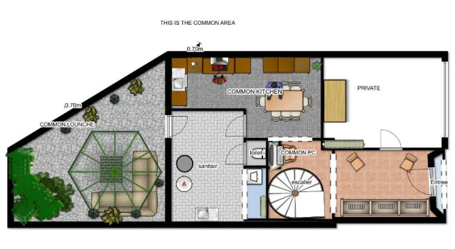 Студия с красивым видом из окна J and R Brussels City Apartment