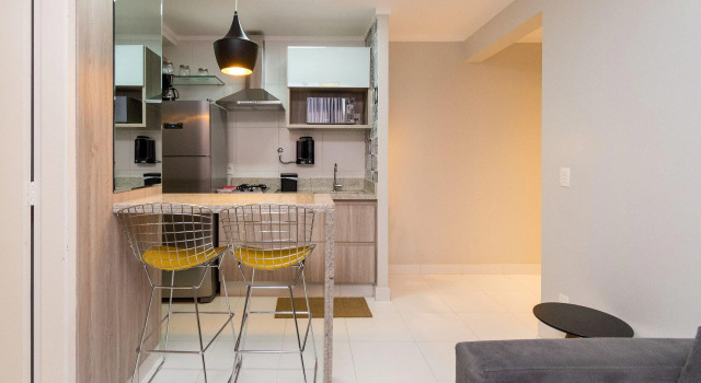 Apartamento de 1 quarto no Ed. Metropolitan Barcelona - Próximo ao Shopping Flamboyant- Jardim Goiás - MB301A