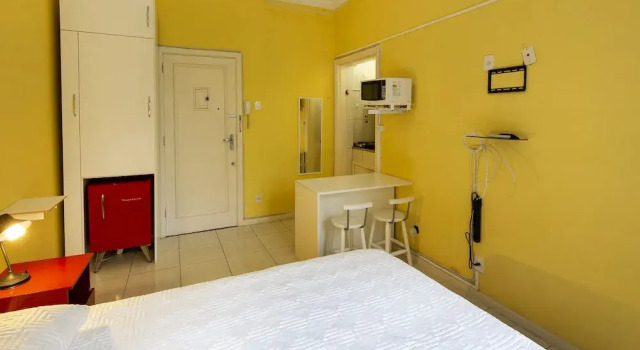 Rio Rentals 021 - C005 Studio em Copa, Забронировать Отель Отели Рио-де-Жанейро с парковкой, рядом с Пляж Вермелья, Парковка