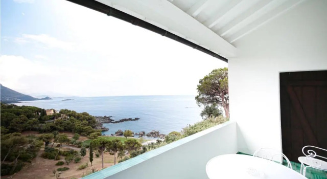 Standard Doppel Zimmer mit Balkon und mit Meerblick Santavenere Hotel