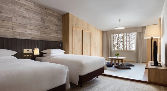 Двухместный номер Japanese Western Superior Courtyard by Marriott Hakuba