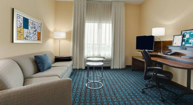 Двухместный люкс с видом на город Fairfield Inn & Suites By Marriott Fort Lauderdale Downtown/Las Olas
