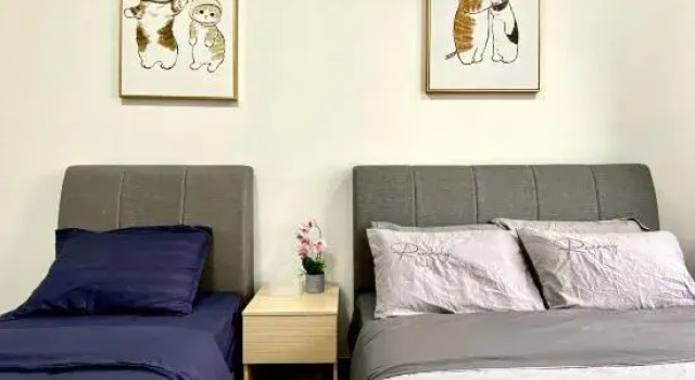 Люкс с 3 комнатами с видом на город Maritime Suite Penang