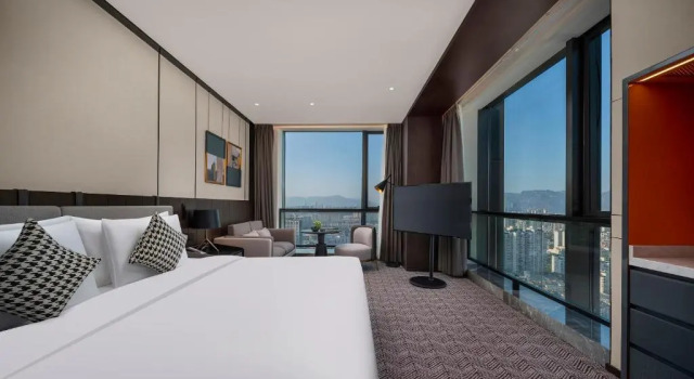 Двухместный номер Deluxe с видом на город Grand New Century Hotel, Wenzhou, A Tribute Portfolio Hotel