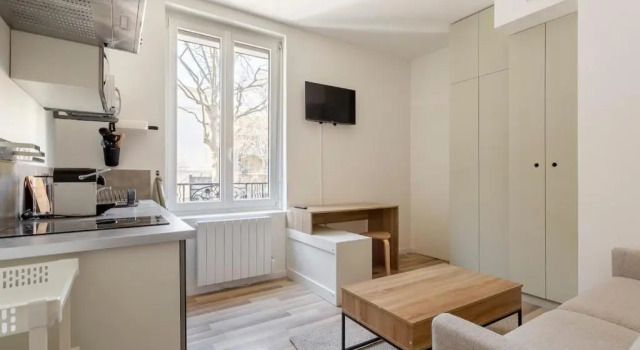 Studio Equipé Boulevard Stalingrad -2 personnes, Забронировать Отель 06. Парк-де-ла-Тет Лион, рядом с Массена