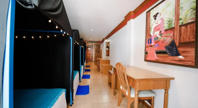 Кровать в общем номере (мужской номер) Fiesta Hostel