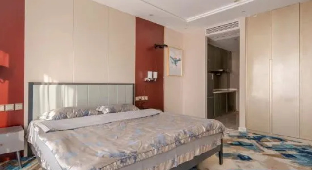 Двухместный люкс Deluxe Tianjin Junlu Hotel Apartment (Haihe Daguan Five Avenue Branch)