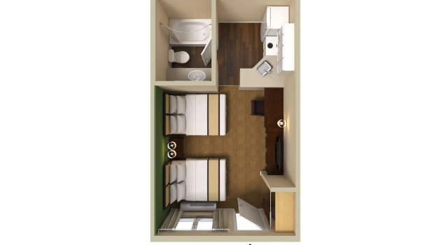 Четырёхместная студия Extended Stay America Suites - El Paso - Airport
