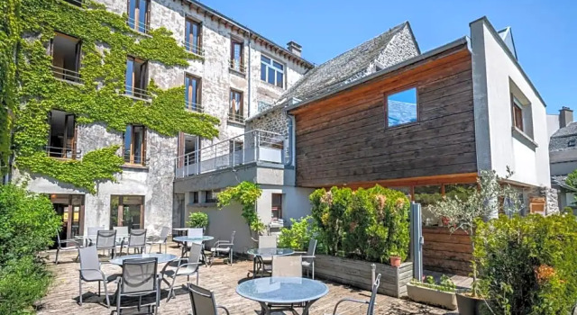 Номер Standard с видом на сад Logis Hôtel Restaurant Gilles Moreau Laguiole