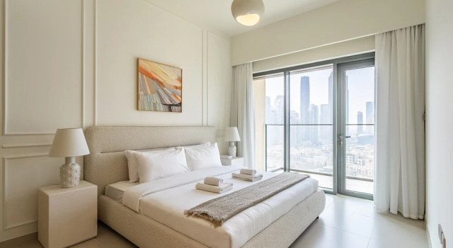 Eloquent Upscale with Breathtaking Burj, Забронировать Апартаменты/квартира Даунтаун Дубай , рядом с Дубайский аквариум