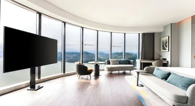 Двухместный номер Deluxe с видом на реку Wyndham Grand Yichang Riverside
