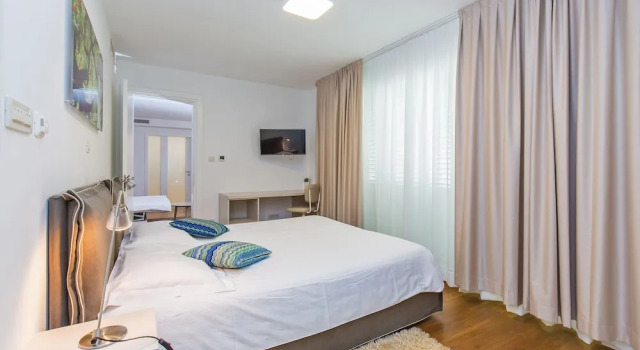 Апартаменты Deluxe с 3 комнатами с балконом и с видом на сад Dubrovnik Luxury Residence - L’Orangerie