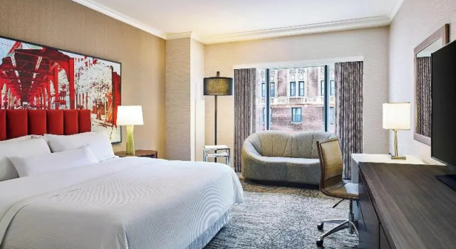 Двухместный номер с видом на озеро The Westin Michigan Avenue Chicago