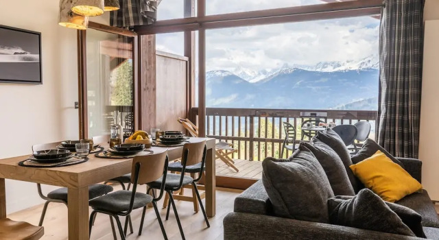 Апартаменты Premium с 3 комнатами с балконом Les Roches du Mont Blanc - Résidence & Spa