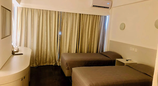 Superior Twin room with balcony and with inland view Sveltos Hotel