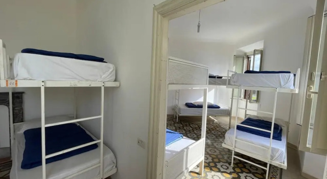 Кровать в общем номере Хостел Rome Experience