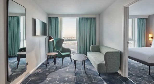 Люкс с видом на парк Hyatt House London Stratford - Aparthotel
