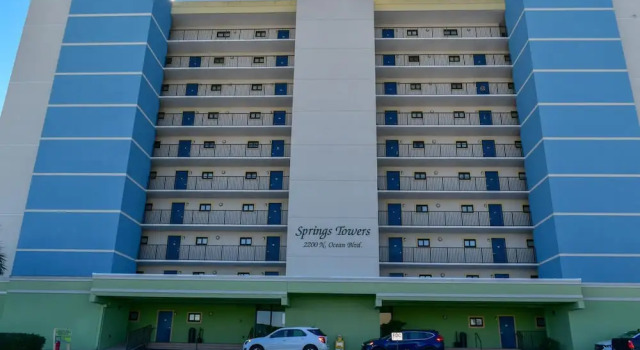Springs Towers 405 by Seaside Vacations, Забронировать Апартаменты/квартира Норт-Миртл-Бич Миртл-Бич, рядом с Заповедник Расселл-Берджесс-Костал