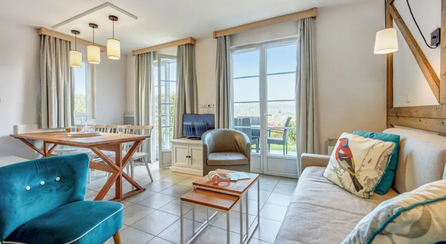 Коттедж Дуплекс с 2 комнатами Résidence Premium & Spa Houlgate - Pierre & Vacances