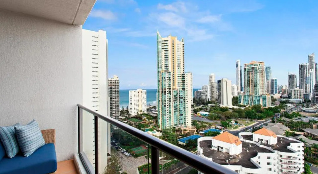 Двухместный номер Deluxe с видом на город Marriott Vacation Club at Surfers Paradise