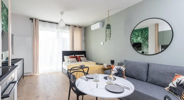 Люкс Classic Okęcie Studios Nowy Służewiec 21 by SuperApart - next to Chopina airport
