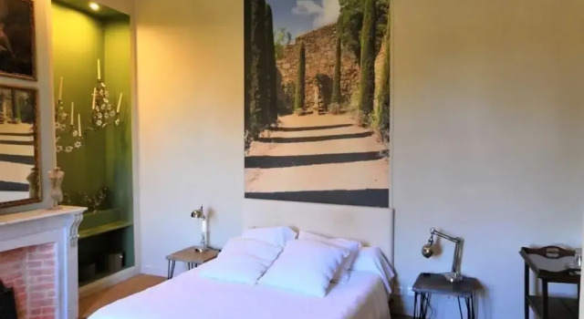 Двухместный номер Deluxe с видом на сад Chambre dHôtes au Domaine du Soleil Couchant