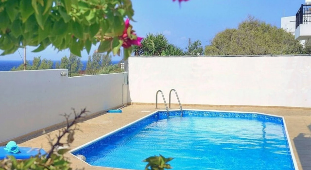 Вилла с 5 комнатами с видом на бассейн Villa Only 50m To The Sea, Sleeps 12, Polis