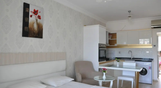 Двухместная студия Deluxe с балконом Akbük Palace Hotel & Residence