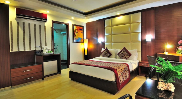 Двухместный номер Deluxe с красивым видом из окна Hotel Krishna Residency at Dwarka
