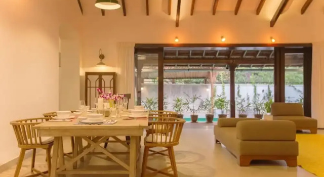 Salt by Hireavilla - 4BR w Heated Pool in Siolim, Prenota Villa Siolim 