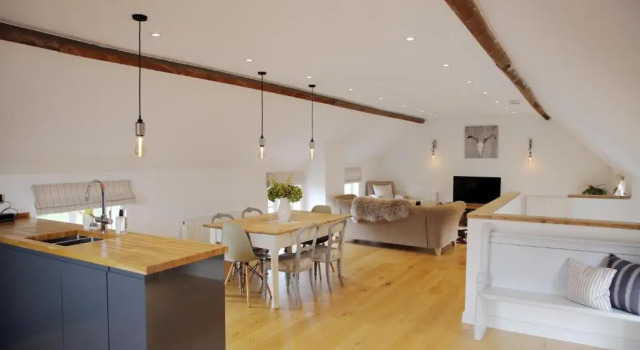 Апартаменты с 2 комнатами The Barn @Bourne Eau House (Adults Only)