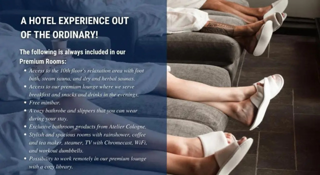 Номер Premium ProfilHotels Halmstad Plaza