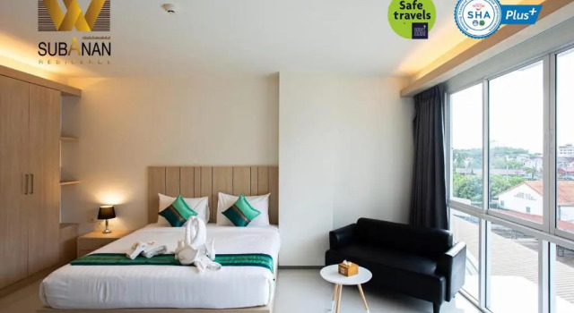 Двухместный номер Standard с балконом SUBANAN Hotel and Residence, Hatyai - โรงแรมทรัพย์อนันต์ เรสซิเด้นซ์ หาดใหญ่