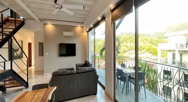 Кровать в общем номере Пентхаус с 6 комнатами Luxury Sky Penthouses 3-6BR Condo-Hotel at Oceano Jaco