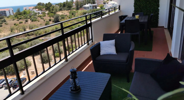 T1 Encosta do Vau, Amazing SEA VIEW and Balcony!, Book Lejlighed Hoteller i Vau med pool, Swimmingpool