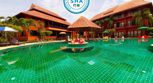 Кровать в общем номере Andamanee Boutique Resort Aonang Krabi