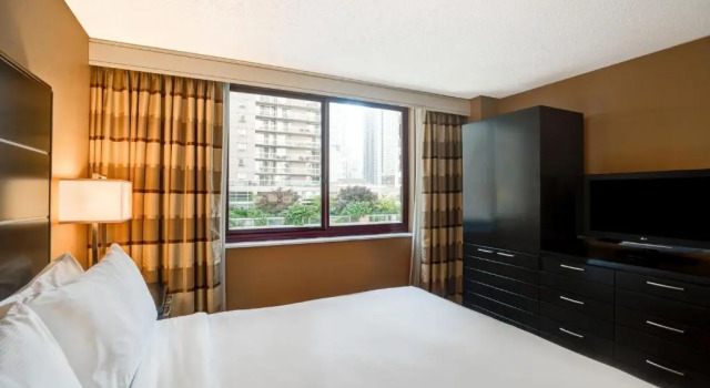 Двухместный люкс c 1 комнатой Embassy Suites Chicago - Downtown River North