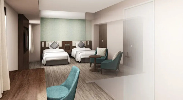 Трёхместный номер Deluxe Art Hotel Niigata Station