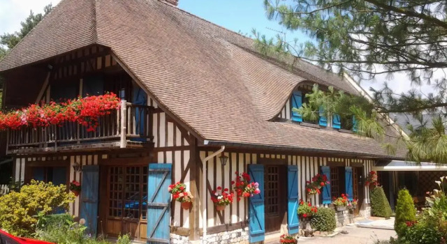 Двухместный номер Standard с балконом Chez Catherine - Chaumière Normande