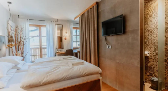 Двухместный номер Standard с балконом и с видом на горы Hotel Plesnik Logar Valley