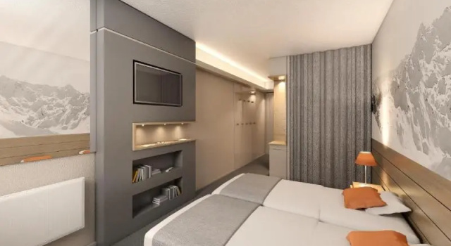 Четырёхместный семейный номер Standard Hôtel Club MMV Les Brévières