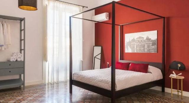 Трёхместный номер Standard с балконом B&B Palazzo Corselli