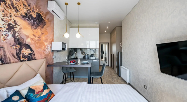 Studio apartments on Leningradsky Prospekt 35 building 2, Rezervovat Apartmán Hotely v Moskva s parkováním, poblíž VTB Arena - Dinamo Stadium, Parkování