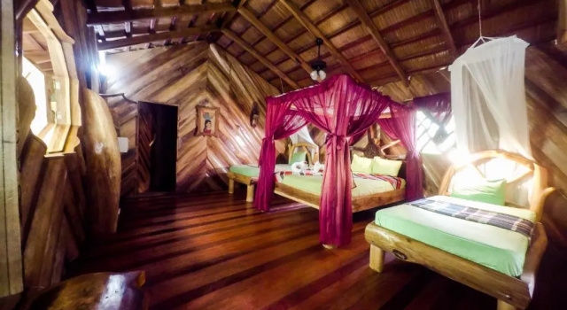 Двухместное бунгало с красивым видом из окна Hotel La Costa de Papito