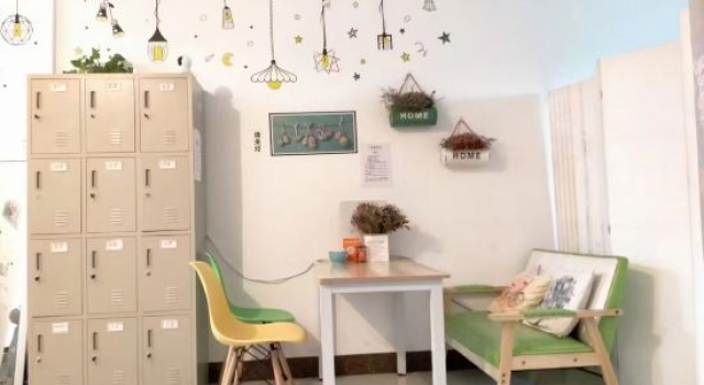 Кровать в общем номере (мужской номер) Wheat League Youth Hostel (Nanning ASEAN Business District Subway Station Branch)