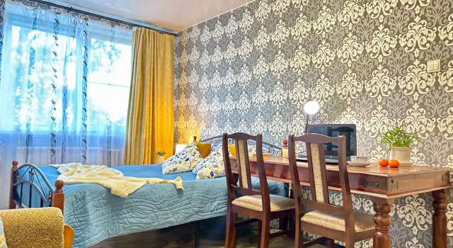 Apartments near the Fedorov clinic on Budapest 98, Book Lejlighed Billige hoteller i Sankt Petersborg