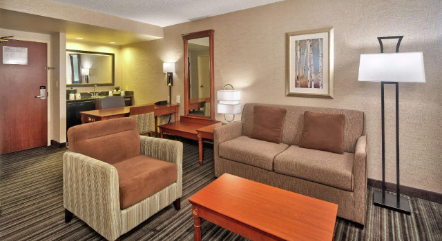 Двухместный люкс Hampton Inn & Suites by Hilton Toronto Airport
