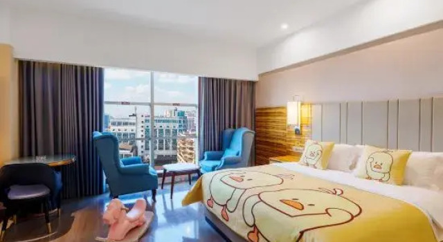 Семейный тент c 1 комнатой Borrman Hotel Guilin Liangjiang Sihu